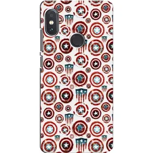 Чехол с Щитом Капитана Америки на Xiaomi Redmi Note 5 Pro (Марвел щиты)