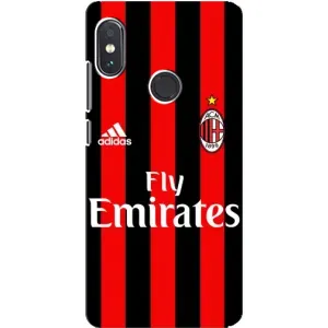Чехлы с ТОП Футбольными клубами на Xiaomi Redmi Note 5 Pro (Milan)