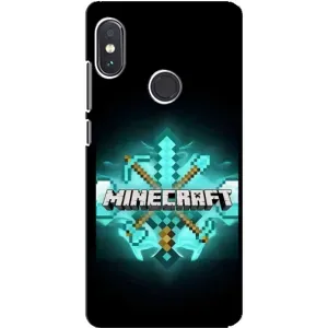 Чехол майнкрафт для Xiaomi Redmi Note 5 Pro (MineCraft 2)