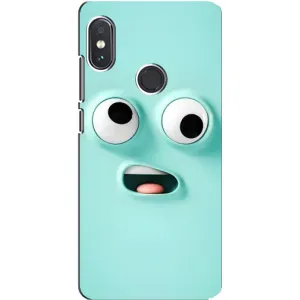 Чохли (ТПУ) (смішні стікери) для Xiaomi Redmi Note 5 Pro (Кумедне м'ятне обличчя)