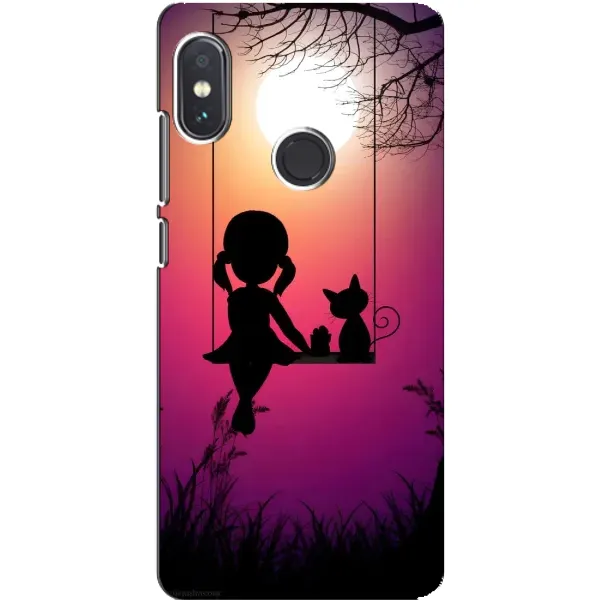 Чехол с рисунком «На качели» для Xiaomi Redmi Note 5 Pro