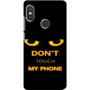 Чохол з Прикольним Принтом на Xiaomi Redmi Note 5 Pro (Не чіпай мій телефон)