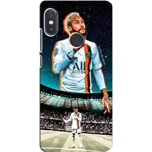 Силиконовый Чехол Xiaomi Redmi Note 5 Pro (Неймар ПСЖ)