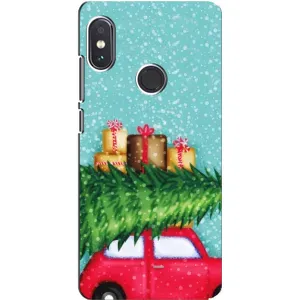 Чехол Новогодняя Елка на Xiaomi Redmi Note 5 Pro (Новогодние подарки)