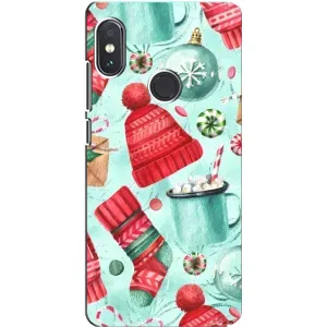 Чехол Санта Клаус для Xiaomi Redmi Note 5 Pro (Одежда)