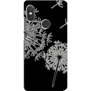 Силиконовый Чехол с одуванчиками на Xiaomi Redmi Note 5 Pro (Одуванчики)