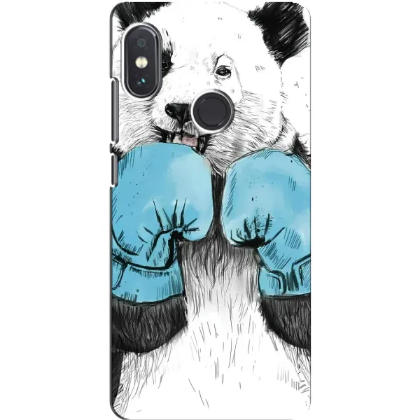 Чехол с рисунком «Панда боксер» для Xiaomi Redmi Note 5 Pro