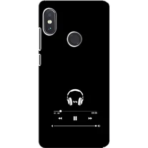 Чохол з картинками на чорному фоні для Xiaomi Redmi Note 5 Pro (Плеєр)