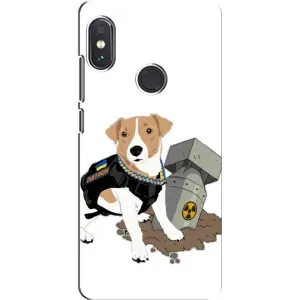 Чехол с принтом Собаки Патрон для Xiaomi Redmi Note 5 Pro (Пёс Патрон с ракетой)