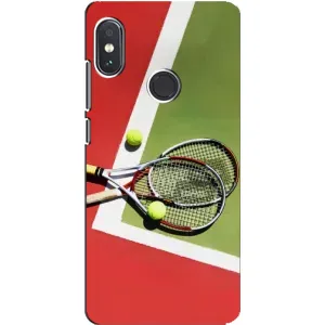 Чохли з прінтом Спортивна тематика для Xiaomi Redmi Note 5 Pro (Ракетки теніс)