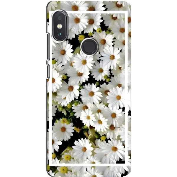 Чехол с рисунком «Рамка в ромашках» для Xiaomi Redmi Note 5 Pro Чехол с рисунком «Рамка в ромашках» для Xiaomi Redmi Note 5 Pro