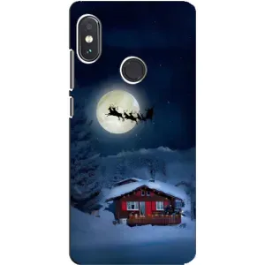 Чехол Санта Клаус для Xiaomi Redmi Note 5 Pro (Санта)