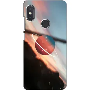 Чохол (ТПУ) з планетами на Xiaomi Redmi Note 5 Pro (Сатурн)