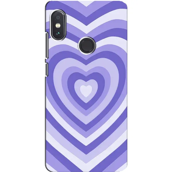 Чехол с рисунком «Сердце фиолет» для Xiaomi Redmi Note 5 Pro Чехол с рисунком «Сердце фиолет» для Xiaomi Redmi Note 5 Pro