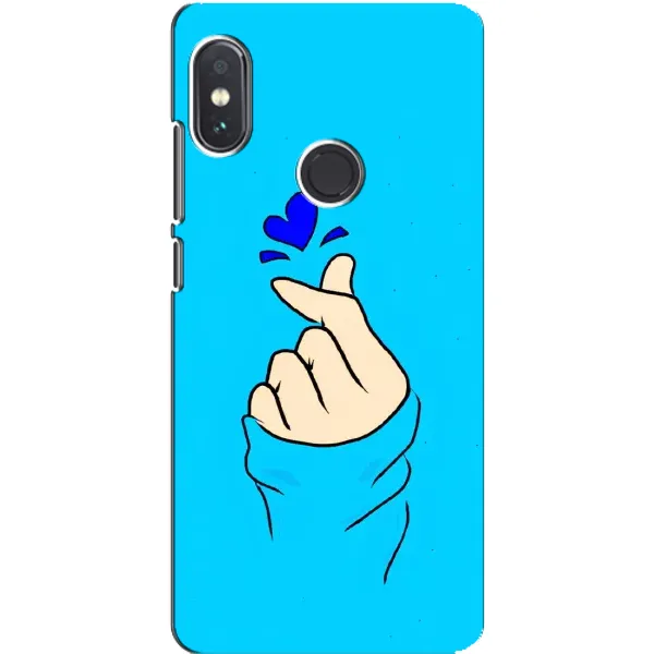 Чехол с рисунком «Сердце на синем» для Xiaomi Redmi Note 5 Pro Чехол с рисунком «Сердце на синем» для Xiaomi Redmi Note 5 Pro