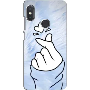 Чехлы (Знак сердечка) на Xiaomi Redmi Note 5 Pro (Сердечка знак)