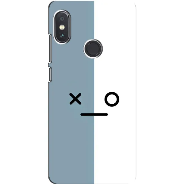 Чехол с рисунком «Серо-белый» для Xiaomi Redmi Note 5 Pro