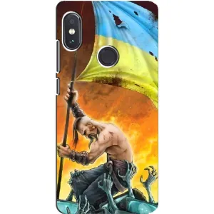 Чехол с картинкой (Патриотический КОЗАК) на Xiaomi Redmi Note 5 Pro (Сильный Козак)