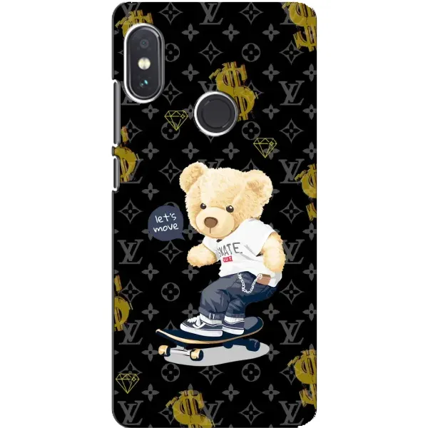 Чехол с рисунком «Скейтер Тедди» для Xiaomi Redmi Note 5 Pro Чехол с рисунком «Скейтер Тедди» для Xiaomi Redmi Note 5 Pro