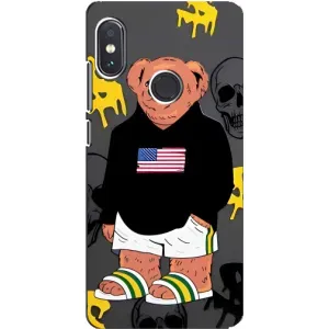 Чехлы Мишка Тедди для Редми Нот 5 про (Teddy USA)