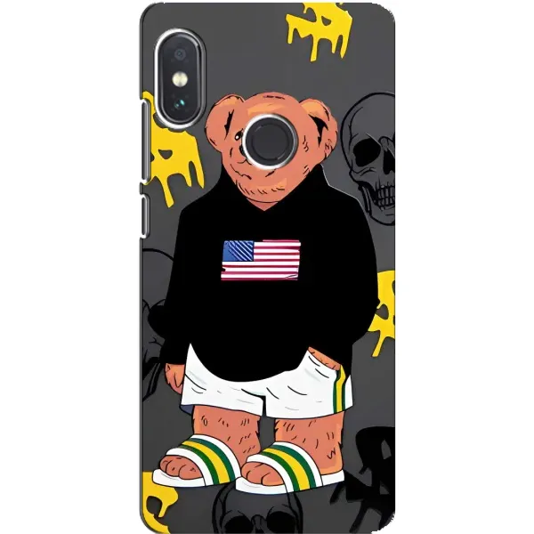 Чехол с рисунком «Teddy USA» для Xiaomi Redmi Note 5 Pro Чехол с рисунком «Teddy USA» для Xiaomi Redmi Note 5 Pro