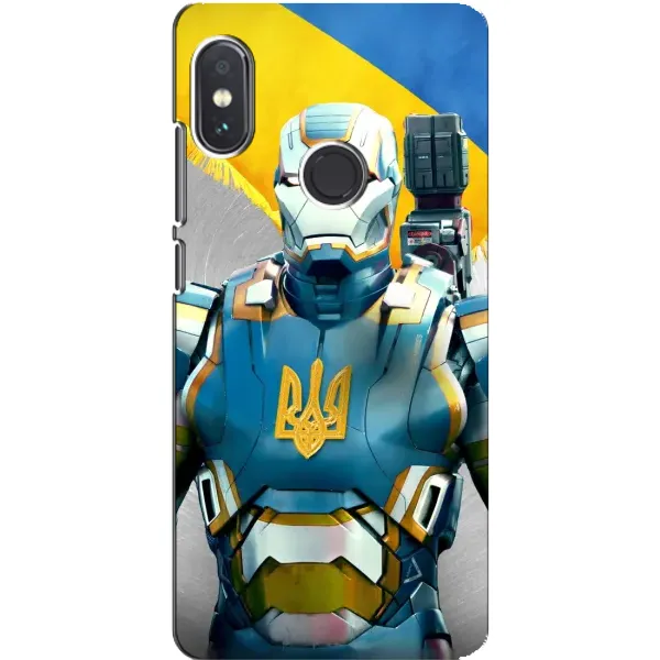 Чехол с рисунком «Украинский робокоп» для Xiaomi Redmi Note 5 Pro Чехол с рисунком «Украинский робокоп» для Xiaomi Redmi Note 5 Pro