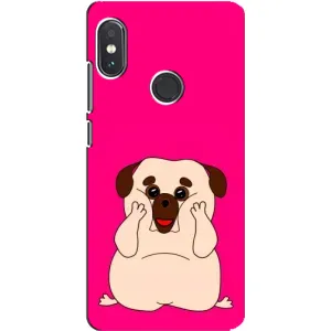 Чохол (ТПУ) Милі песики для Xiaomi Redmi Note 5 Pro (Веселий Мопсік)