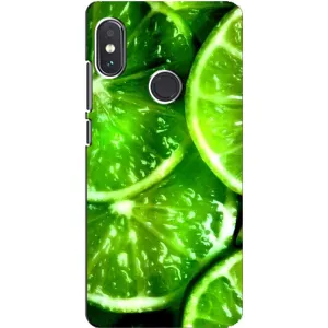 Чохол з зображенням смачної їжі для Xiaomi Redmi Note 5 Pro (Яскравий Лайм)