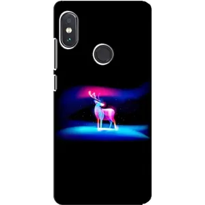 Силіконовий бампер з картинкою звірів для Xiaomi Redmi Note 5 Pro (Яскравий олень)