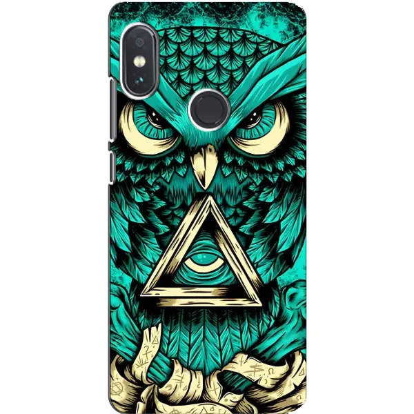 Чехол с рисунком «Зеленая сова» для Xiaomi Redmi Note 5 Pro Чехол с рисунком «Зеленая сова» для Xiaomi Redmi Note 5 Pro
