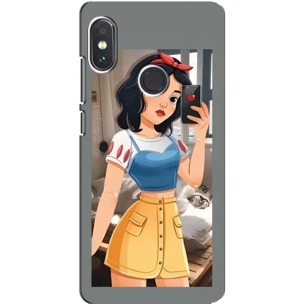 Чехол с рисунком «Белоснежка с телефоном» для Xiaomi Redmi Note 5 Pro