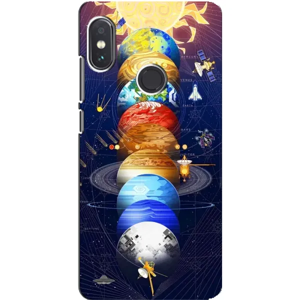 Чехол с рисунком «Арт планети» для Xiaomi Redmi Note 5