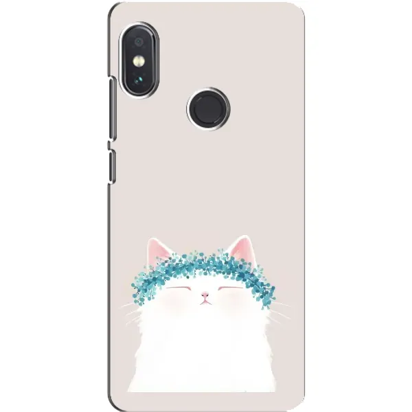 Чехол с рисунком «Белый котик» для Xiaomi Redmi Note 5 Чехол с рисунком «Белый котик» для Xiaomi Redmi Note 5