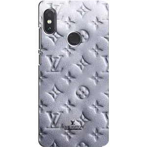 Текстурный Чехол Louis Vuitton для Редми нот 5 (Белый ЛВ)