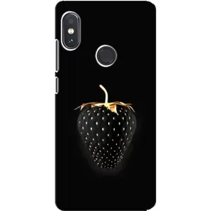 Чохол з зображенням смачної їжі для Xiaomi Redmi Note 5 (Чорна полуниця)