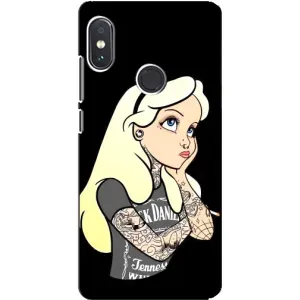 Чехол Стильные девушки на Xiaomi Redmi Note 5 (Девушка обиделась)