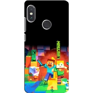 Чохли для Xiaomi Redmi Note 5 (Персонажі МайнКрафт) (Герой Майнкрафт)