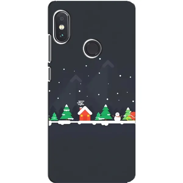 Чехол с рисунком «Город зимний» для Xiaomi Redmi Note 5 Чехол с рисунком «Город зимний» для Xiaomi Redmi Note 5
