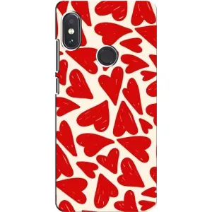 Чохли з тематикою "Маленькі Сердчеки" на Xiaomi Redmi Note 5 (Червоні сердечки)