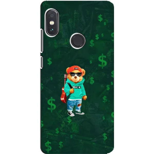 Чехол с рисунком «Крутой Тедди» для Xiaomi Redmi Note 5 Чехол с рисунком «Крутой Тедди» для Xiaomi Redmi Note 5
