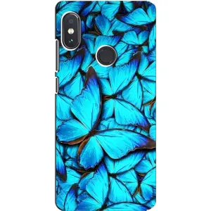 Силиконовый бампер с картинкой животных для Xiaomi Redmi Note 5 (Крылья бабочек)