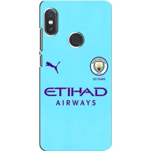Силиконовые Чехлы принт Футбол на Xiaomi Redmi Note 5 (Man City)