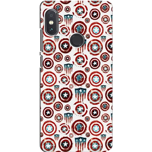 Чехол с рисунком «Марвел щиты» для Xiaomi Redmi Note 5 Чехол с рисунком «Марвел щиты» для Xiaomi Redmi Note 5