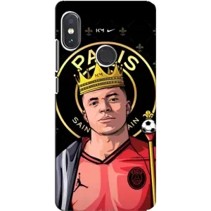 Чохол (TPU) з Футболістом на Xiaomi Redmi Note 5 (Mbappe King)