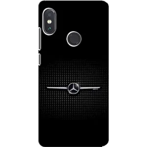 Силиконовый бампер с картинкой машины на Xiaomi Redmi Note 5 (Mercedes)