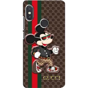 Чехлы Бренд GUCCI для Xiaomi Redmi Note 5 (Маус Гуччи)