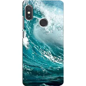 Летний Чехол на Xiaomi Redmi Note 5 (Морская волна)