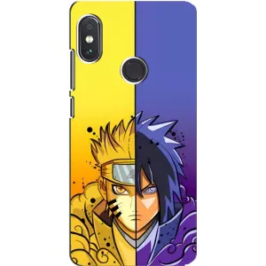Купить Чохли на телефон з принтом Anime для Xiaomi Redmi Note 5 (Naruto Vs Sasuke)