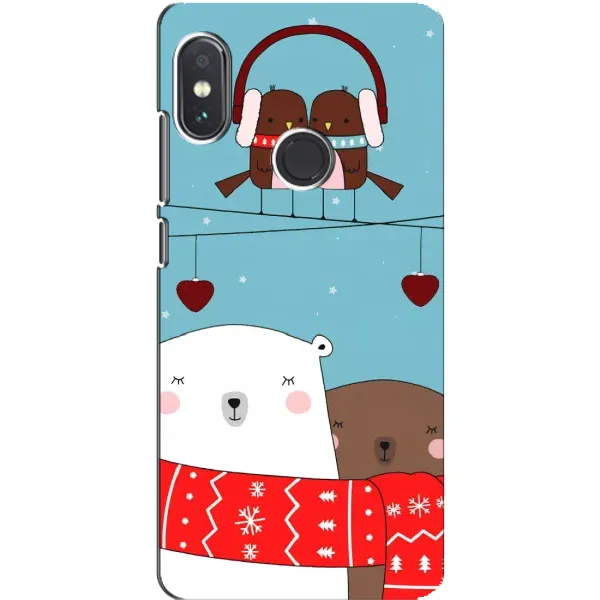 Чехол с рисунком «Новогодний медвеженок» для Xiaomi Redmi Note 5