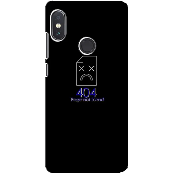 Чехол с рисунком «Ошибка 404» для Xiaomi Redmi Note 5 Чехол с рисунком «Ошибка 404» для Xiaomi Redmi Note 5